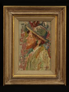 Selvportrett, ca.1900 av Henri Martin