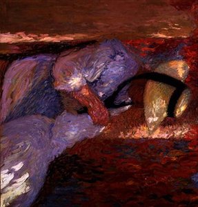 Sy i sollys (olje på lerret) av Henri Martin