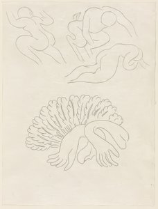 En annen vifte, av Mademoiselle Mallarmé, plansje 21 fra Mallarmés dikt av Henri Matisse