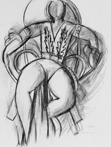 Danser hviler i en lenestol av Henri Matisse