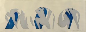 Dansen, grå, blå, hvit av Henri Matisse