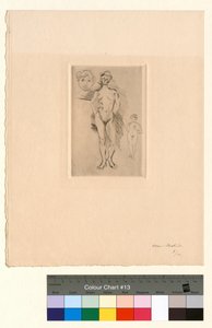 To nakne, ett hode av Henri Matisse