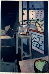 Interiør, gullfiskbolle av Henri Matisse