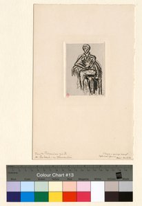 Josette Gris, figur i en lenestol av Henri Matisse