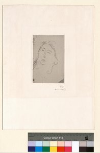 Marguerite, med lukkede øyne av Henri Matisse