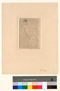 Halvt liggende nakenfigur av Henri Matisse
