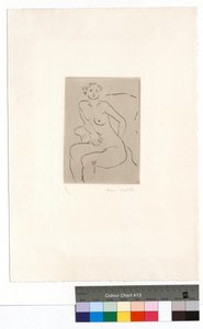 Naken i en lenestol, venstre hånd av Henri Matisse