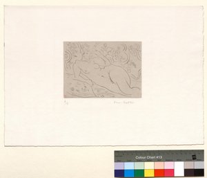 Akt, blomstrende interiør av Henri Matisse
