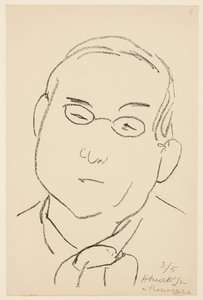 Portrett av Paul Léautaud av Henri Matisse