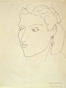 Portrett av en kvinne av Henri Matisse