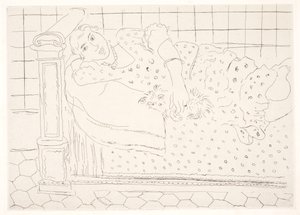 Hvile, figur med Gika av Henri Matisse