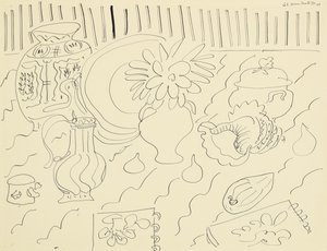 Stilleben (Tema G, Variasjon 2) av Henri Matisse