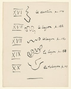 Billedplate 4. Fra «Jazz». s. 152 av Henri Matisse