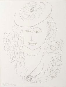 Kvinne med hatt av Henri Matisse
