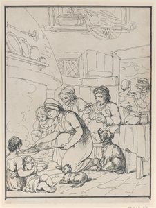 Hytteboere, med peis, 1799.
