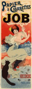 Reklameplakat for silkepapirjobben, ca. 1900 av Henri Meunier