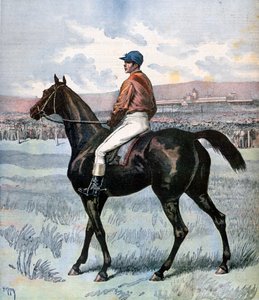 Clamart, vinner av Grand Prix de Paris, eid av Edmond Blanc, 1892 av Henri Meyer