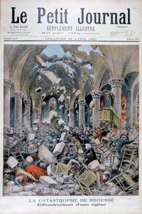 Sammenbrudd av en kirke, Brousse, Frankrike, 1897 av Henri Meyer