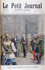 Overlevering av collier de Saint André til republikkens president, 1895 av Henri Meyer