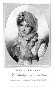 Maria Louisa, erkehertuginne av Østerrike, 1813. av Henri Meyer