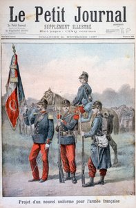 Foreslo nye uniformer for den franske hæren, 1897 av Henri Meyer