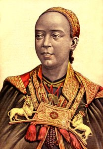 Taytou Bethel, keiserinnekonsort av Menelik II av Etiopia av Henri Meyer