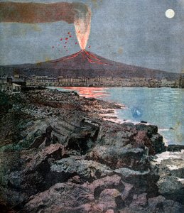 Etna-utbruddet, Sicilia, 1892 av Henri Meyer