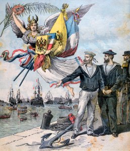 Den fransk-russiske ententen, 1893 av Henri Meyer