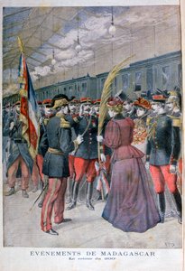 Retur av 200-regimentet fra Madagaskar, 1896 av Henri Meyer