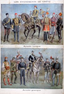 Uniformer av de greske og tyrkiske hærene, 1897