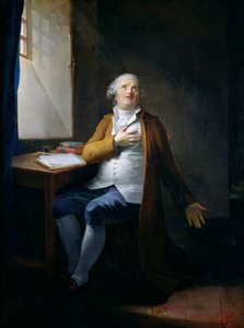 Louis XVI (1754-93) i tempelet, ca. 1795 (olje på lerret)