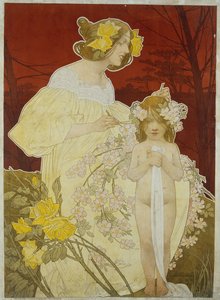 Kvinnepalasset. Utstilling fra 1900 av Henri Henri Antoine Théodore Livemont