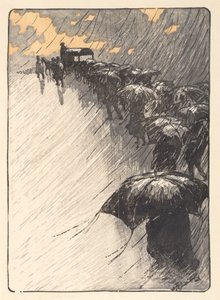 Begravelsen ved Trestraou av Henri Rivière