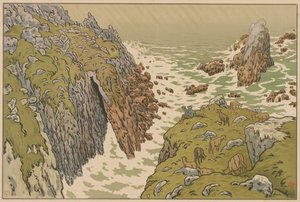 Aspekter av naturen: klippen av Henri Rivière