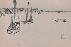 Bretonsk landskap, ca. 1900-tallet, 1946 av Henri Rivière