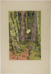 Vaskerom i skogen i Loguivy av Henri Rivière
