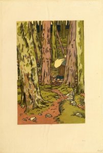 Vaskerom i skogen i Loguivy av Henri Rivière