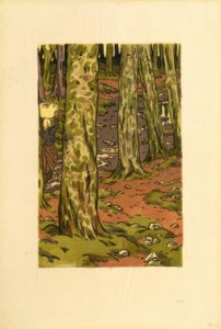 Vaskerom i skogen i Loguivy av Henri Rivière