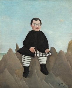 Boy on the Rocks av Henri Rousseau
