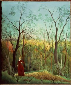 Turen i skogen av Henri Rousseau