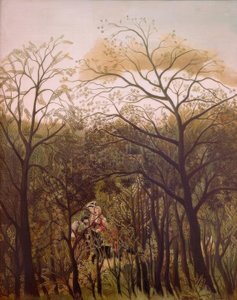 Møtes i skogen av Henri Rousseau