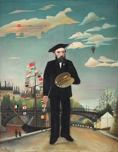 Selvportrett av Henri Rousseau