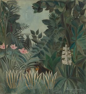 Ekvatorialjungelen av Henri Rousseau