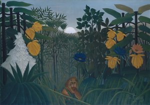 The Reast of the Lion, ca. 1907. av Henri Rousseau