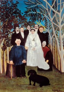 Et bryllup på landet av Henri Rousseau