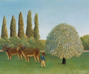 Eng (pil). 1910 av Henri Rousseau