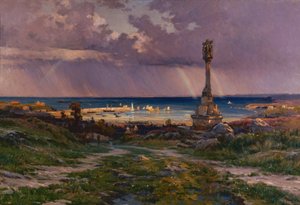 Etter stormen i Portrieux av Henri Saintin