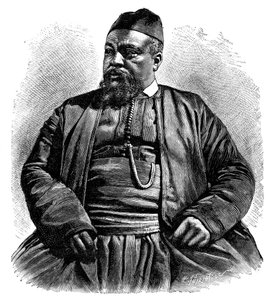 Mulai Tayeb, sheriffen i Wezzan, Nord-Afrika, 1895.