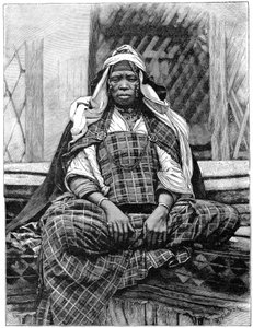Kvinne, Biskra, Algerie, c1890