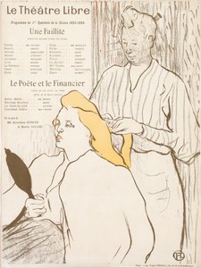 Frisøren - gratis teaterprogram, 1893.